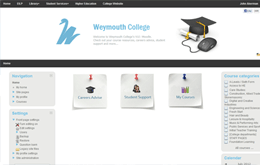 Moodle Weymouth College Screenshot